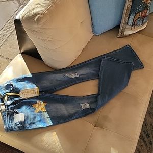 Nwt denim flare pants
